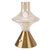 Cordless Table Lamp Rechargeable 1800mAh Battery Operated Lamp Dimmable Touch Bedside Lamp Glass V1294-YM0901-3119240094711