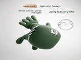 Green Cordless Shoulder and Neck Massager with Heat Rechargeable Shiatsu Deep Tissue Massage Pillow V888-ELOSUNG40902