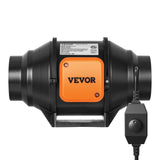 Inline Duct, 102mm 129.7 CFM with Variable Speed Controller, Quiet AC-motor Ventilation Exhaust V952-XLGDFJYCHSAC41HSYV3