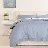 Royal Comfort - Balmain 1000TC Bamboo cotton Quilt Cover Sets - Blue Fog ABM-204919