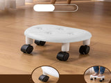 Low Roller Seating PU Surface Plastic Structure Movable Universal Wheels Stool for Living Baby V1294-YM0901-3116240005912