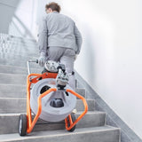 VEVOR Cleaner Machine 100FT x 1/2 Inch, Auto Feed Sewer Snake Auger on Wheels, Portable V952-ZDJJKLSGDSTJXZPK9V3