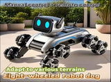Eight-Wheeled Robotic Dog Flexible Limbs, Adapts to Various Terrains. Indoor & Outdoor Fun Toy V1105-YAWJ-07