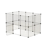 i.Pet Pet Dog Playpen Enclosure Cage 20 Panel Puppy Fence Play Pen Foldable Metal PET-DOGPLAYPEN-35-BK