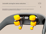 Grey Portable Shiatsu Neck and Shoulder Massager with Heat Rechargeable 2000mAh Battery V888-ELOSUNG18389