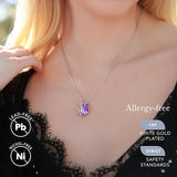 Wish Stone Pendant Necklace, Necklaces for with Birthstone Crystals, Allergy-Free Jewelry for V1164-325806