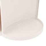 Countertop Corner Storage Cabinet PP 360&deg Rotating Dust Proof Corner Storage Rack for Bathroom V1294-YM0901-3118240207411