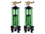 Impact Sprinkler on Tripod Base, 2 Packs, Heavy Duty Tripod Sprinklers with Brass Head & G3/4" V952-SJJSSQLSZX2J3VCN2002V0