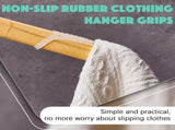 Non Slip Rubber Clothes Hanger Grips Clear Silicone Clothing Hanger Strips Clothes Hanging V1192-AZ-W-10294