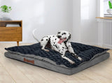 Dog Calming Bed Warm Soft Plush Comfy L Grey Large PT1058-L-GY