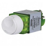 GSME Light Dimmer Mechanism Rotary Push Button 220/240V 400W LED Indicator No Glow White DIMPRX V1202-V1-GSMDIMPRX