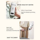 Portable Electric Kettle for Boiling Water 1.5Cup Tea Coffee Kettle with 4 Level Temperature Control V1294-YM0901-H48316W-US