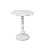 Levede Side Table Bedside Table Vintage White CH1090-WH