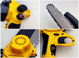 NEW 36V 8" Mini Cordless Electric Chainsaw 2XBattery Wood Cutter Rechargeable V201-FDZ0036YL8AU