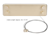 Dual Lines Retractable Clothesline Clothes Drying Line for Indoor Hotel Home Balcony BathroomGold V1294-YM0901-3117200027812