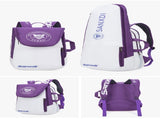 Purple and White Multifunctional Tennis & Badminton Backpack - Waterproof Racket Bag with Shoe V888-ELOSUNG27058