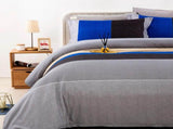 Gray Blue Chantilly Charm Quilt / Doona / Duvet Cover set V745-AQ080733E3