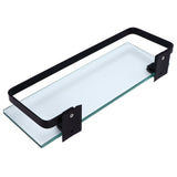 Bathroom Rack Thickened Durable Large Storage Space Strong Load Bearing Capacity Single Layer Black V1294-YM0715-3112210119311