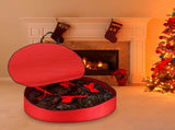 91x20cm Household Christmas Wreath Storage Bag with Handle Waterproof Dustproof Xmas Wreath V1294-YM0717-10036091