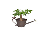 Watering Can Shape Potplanter w Yellow Flower 34cm V637-06995PLN