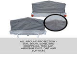8x5 Box Trailer Cage Canvas Cover 3ft Universal Waterproof Rip Resistant V379-TCC8X5X900