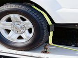 Wheel Chock Tie-Down Kit, Deck-Style Trailer Tie Down Strap, Car Tie Down Kit with J-Hook, Break V952-CLJGTJ2JBXJX0SH2A001V0