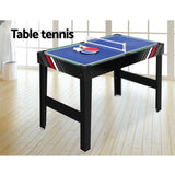 4-in-1 Games Table Soccer Foosball Pool Table Tennis Air Hockey Home Party Gift SOCCER-4T-121-4IN