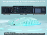 SOLAKAKA SM600 Honeycomb Shell Gaming Mouse Wireless,green V1300-SM600-GREEN