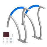 Pool Handrail 2 PCS 30x30in Stainless Steel with Base Plate for Spas V952-BXGYCFSDDB30FQ827V0