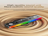 AWEI KA23 Wireless Bluetooth Soundbar, RGB Dynamic Lighting Stereo Speakerblack V1300-KA23-BLACK