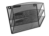 3-Pocket Mesh Hanging Wall File Organizer Rack for Office, Home, School - Folder Storage Solution V1369-AZ3-W-20519