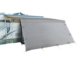 Weisshorn 12ft Caravan Awning Fabric & Privacy Screen RV Roll Out Sun Shade 3.4M AWN-CV-34-GY