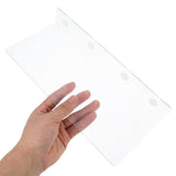 Clear Adjustable Acrylic Shelf Dividers for Kitchen Cabinets, Home Closets, and Storage Organization V1192-AZ-W-22649