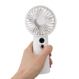 Portable Handheld Fan 100 Speeds Adjustable Powerful Wind USB Rechargeable Mini Desk Personal Fan V1294-YM0901-3113240155712