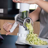 Rotary Grater Vegetable Cutter and Shredder white white V1237-ZY-203-3659
