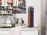 40 Coffee Capsules Holder, Rotating Coffee Pod Holder Stand, Compatible with Nespresso, Elegant V1237-ZY00B07XB5WNPT