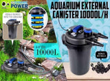 Combo Aquarium Garden Filter 10000L/H Submersible Water Pump 10000L/H V274-AQ-CPF250-CTP10000