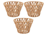 3PCS Faux Rattan Lamp Shades Bohemian Style Paper Braided E14 Bulb Clip On Decorative Lampshade for V1294-YM0901-3119240098711