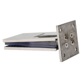 90 Degree Bathroom Door Clip Stainless Steel DoubleSided Shower Glass Door Clamp Holder for Home V1294-YM0901-3114210048111