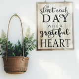 Grateful Heart Wall Art 30x40cm V637-33845WAL