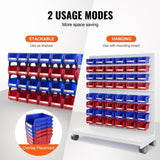 VEVOR Plastic Storage Bin, , Hanging Stackable Storage Organizer Bin, V952-DDWLX24J0000UOOGSV0