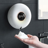 280ml Wall Mounted Foam Soap Dispenser Induction Charging Adjustable Foam Output White V1263-JX-7700