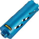 Dry Core Drill Bit, 88.9 mm Diameter 11 Threaded, 241.3mm Depth Diamond Coring Bore Tool with a V952-JJGS13.59.5IN2MQGV0