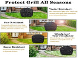 58 inch BBQ Gas Grill Cover, Waterproof, Rip-Proof, Weather & UV Resistant, Fits Grills of Weber V1366-AZ2-W-12327