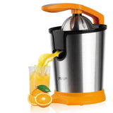 Electric Citrus Juicer with Stainless Steel Body and Dual-Color Press Arm Effortlessly Squeeze V1341-ZY-5L3VCSWE-ORANGE