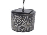 2PCS Solar Lantern Iron ABS 3D Outdoor IP54 Rain Proof Hanging Solar Light Garden Decor for Yard V1294-YM0901-3119250008511
