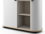 UFOU Fitin Rollin Mobile Roller Shutter Cabinet - Storage with Adjustable Shelves & Wheels V563-68172