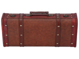 Antique Suitcase Portable Wooden Storage Chest Collection Ornaments Photography Props V1294-YM0714-3115210131311