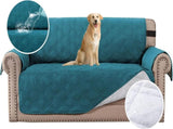 100% Waterproof Sofa Slipcover Washable Loveseat Cover for 2 Chion Cover Non-Slip Furniture V1258-DP02-F-663