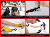 Angle Stop Wrench, Plumbing Wrench. Professional Plumbing Toolset For Easy Angle Stop And Supply Nut V1366-AZ2-W-03745